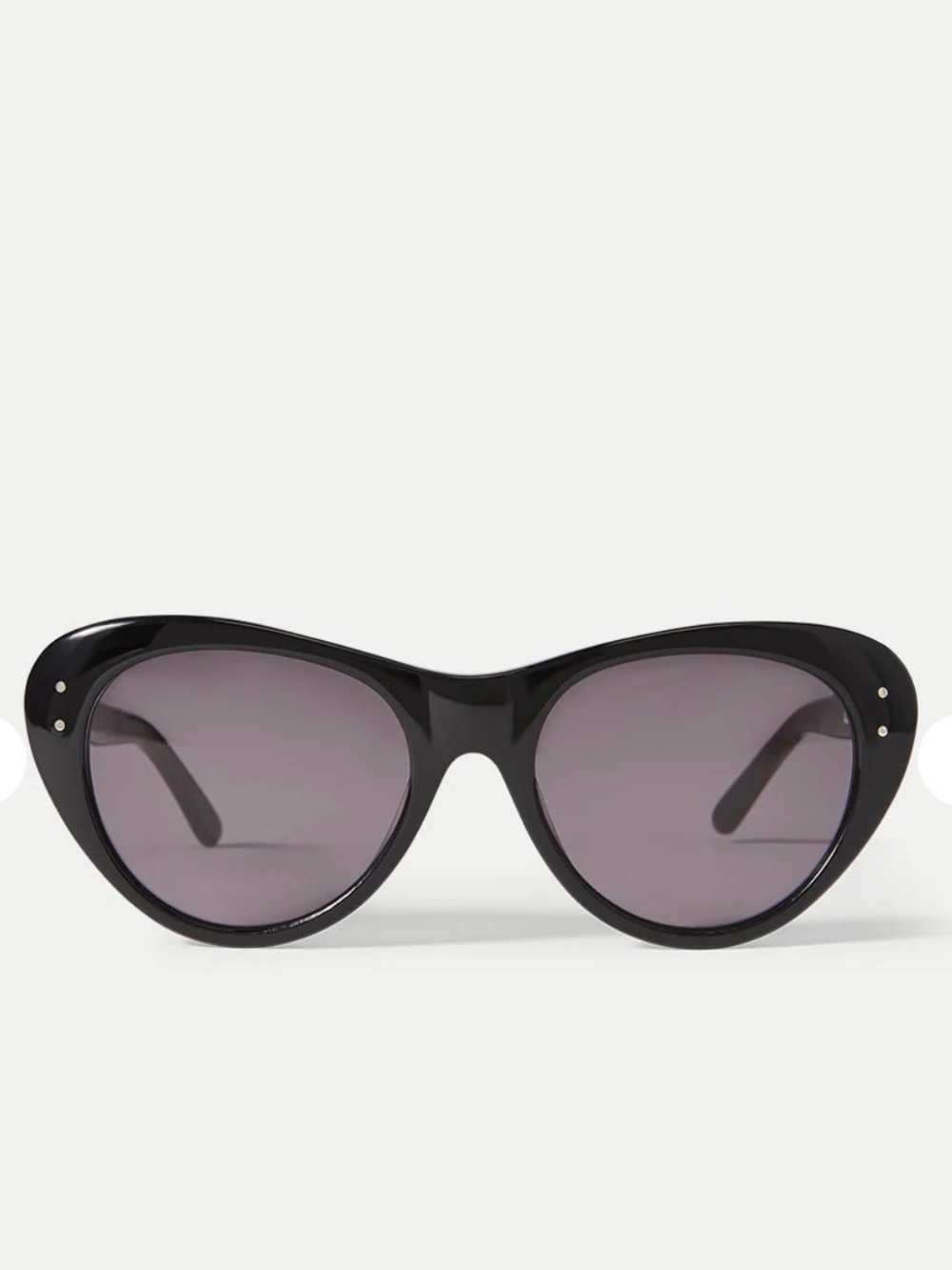 Veronica Beard Edie Cat-Eye Sunglasses in Black NWT incl Case Retail $298